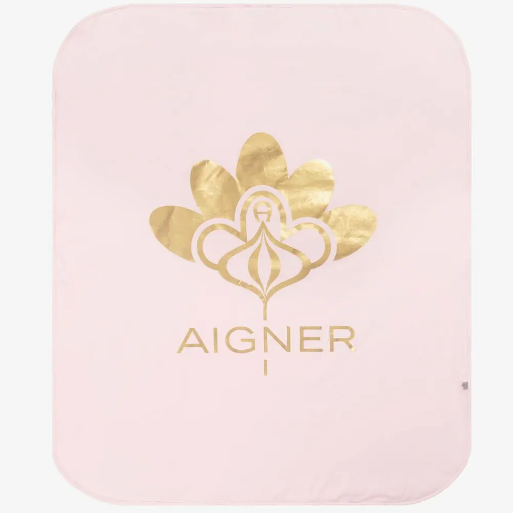 AIGNER Blankets & Shawls*Baby Girls Pink Pima Cotton Blanket (88cm)