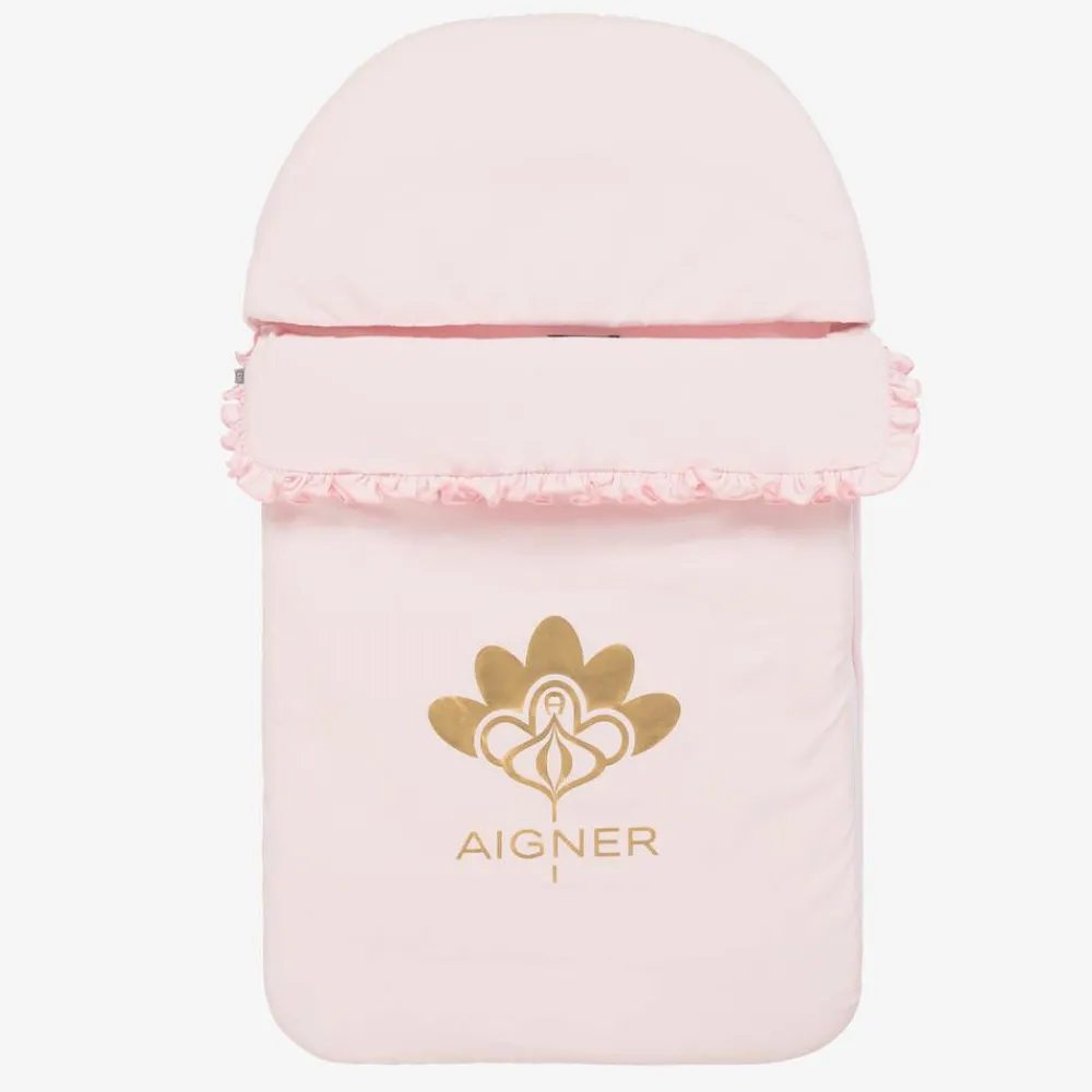 AIGNER Nests*Baby Girls Pink Pima Cotton Nest (70cm)