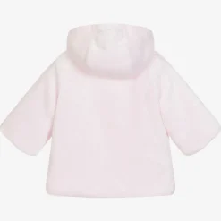 Emile et Rose Coats & Jackets*Baby Girls Pink Plush Bunny Coat