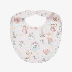 My Little Pie Feeding Accessories*Baby Girls Pink Princess Print Bib