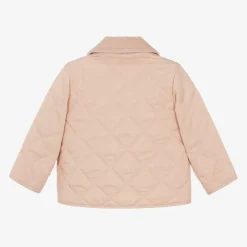 Burberry Coats & Jackets*Baby Girls Pink Quilted Jacket