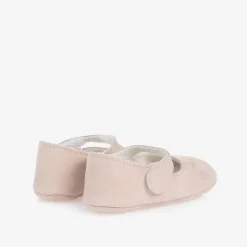 Paz Rodríguez Gifts*Baby Girls Pink Suede Pre-Walker Shoes