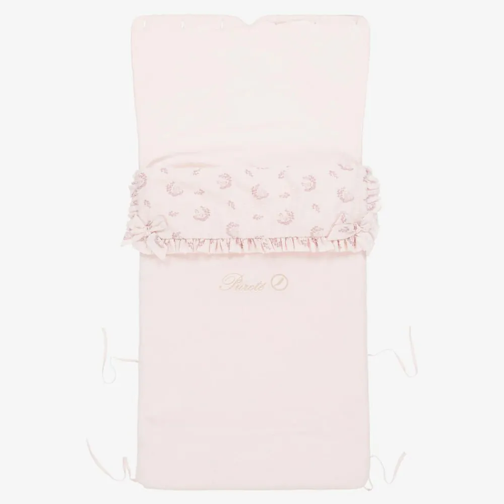 Pureté Du... Bébé Nests*Baby Girls Pink Velour Nest (87cm)