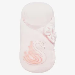 Sofija Nests*Baby Girls Pink Velour Nest (69cm)