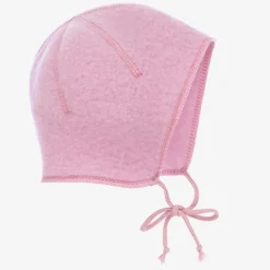Joha Hats*Baby Girls Pink Wool Bonnet