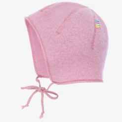 Joha Hats*Baby Girls Pink Wool Bonnet