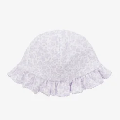 Kissy Kissy Hats|Hats*Baby Girls Purple Cotton Summer Gardens Sun Hat