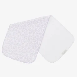 Kissy Kissy Feeding Accessories*Baby Girls Purple Summer Gardens Burp Cloth (49cm)