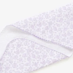 Kissy Kissy Feeding Accessories*Baby Girls Purple Summer Gardens Burp Cloth (49cm)