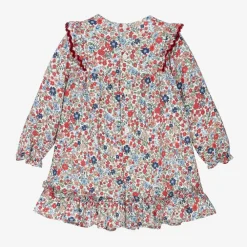 Mayoral Newborn Dresses*Baby Girls Red Cotton Floral Dress