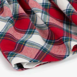 Mayoral Newborn Dresses*Baby Girls Red Tartan Cotton Dress