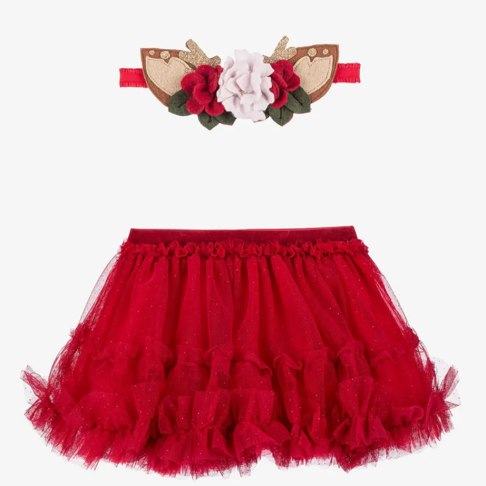 Mayoral Newborn Skirts*Baby Girls Red Tutu Skirt