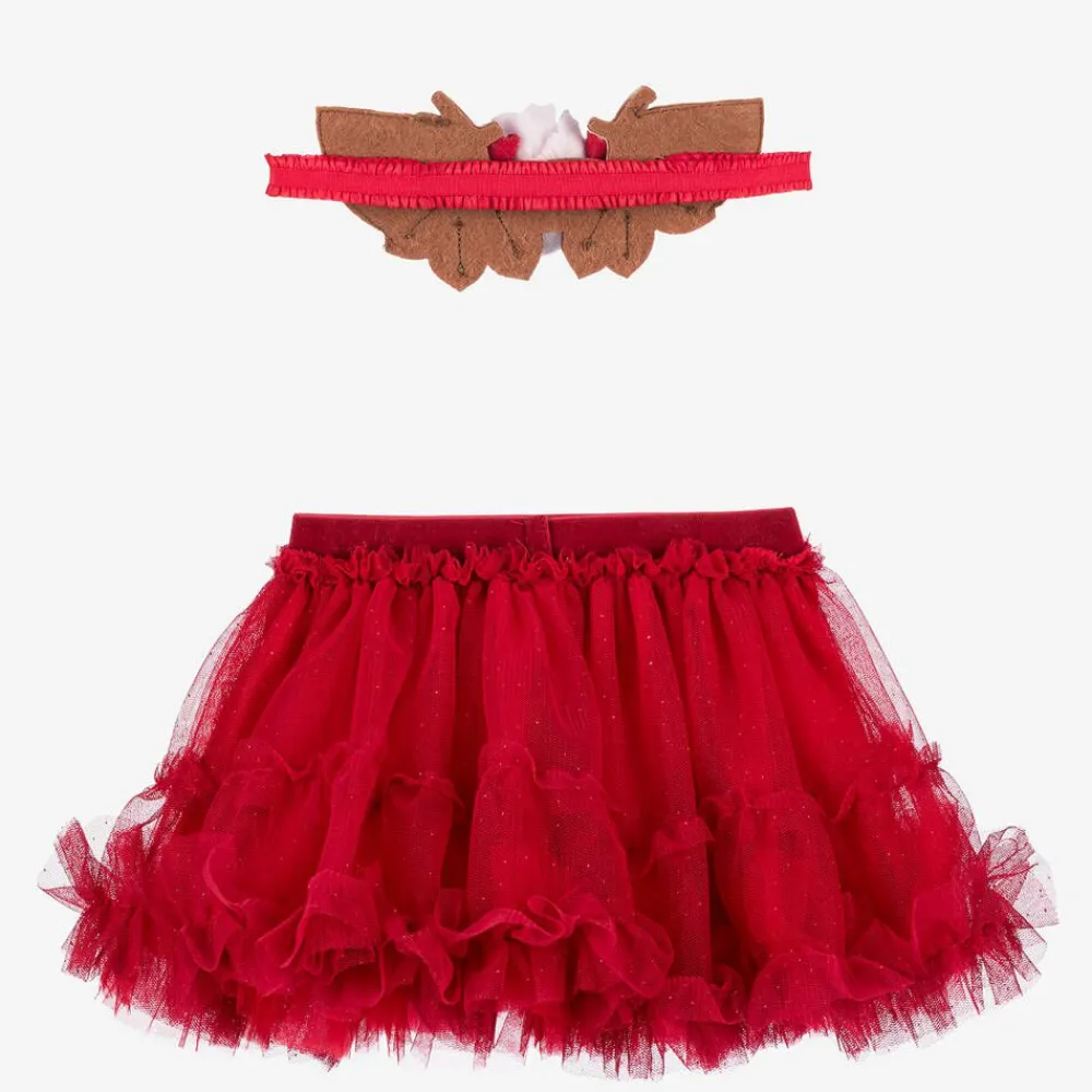 Mayoral Newborn Skirts*Baby Girls Red Tutu Skirt