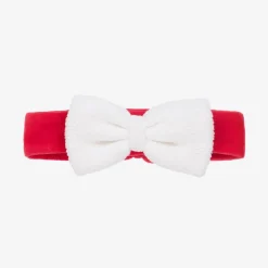 Kissy Kissy Hair Accessories*Baby Girls Red Velour Christmas Magic Headband