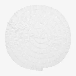 Lemon Loves Layette Blankets & Shawls*Baby Girls Cotton Blanket (86cm) White