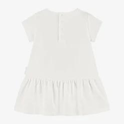 Moncler Enfant Dresses*Baby Girls White Cotton Dress