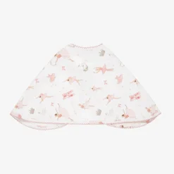 My Little Pie Feeding Accessories*Baby Girls White Cotton Opera Burp Cloth (59cm)