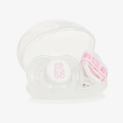 Guess Gifts|Feeding Accessories*Baby Girls White Dummy & Clip Set