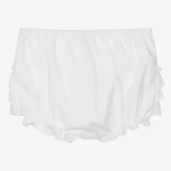 Sarah Louise Underwear|Underwear*Baby Girls White Frilly Pants