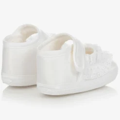 Sarah Louise Booties|Booties*Baby Girls White Lace Shoes