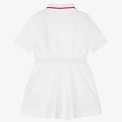 Burberry Dresses*Baby Girls White Logo Polo Dress