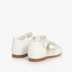 Dolce amp; Gabbana Sandals*Baby Girls White Patent Leather Sandals