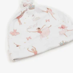 My Little Pie Hats*Baby Girls White Supima Cotton Opera Hat