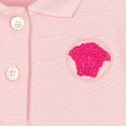 Versace Dresses*Baby Pink Medusa Polo Dress