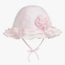Sarah Louise Hats*Baby Pink Polycotton Sun Hat