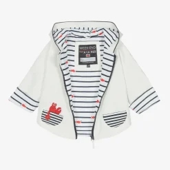 Week-end à la mer Coats & Jackets*Baby White Hooded Rain Cape