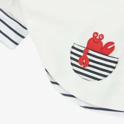 Week-end à la mer Coats & Jackets*Baby White Hooded Rain Cape