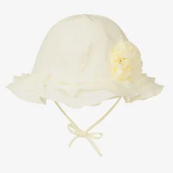 Sarah Louise Hats*Baby Yellow Polycotton Sun Hat