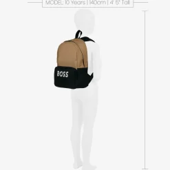 BOSS Bags*Beige & Black Backpack (40cm)