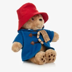 Rainbow Designs Toys*Beige & Blue Paddington Bear Soft Toy (28cm)