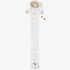 Nanán Nursery Accessories*Beige & White Teddy Bear Height Chart (130cm)
