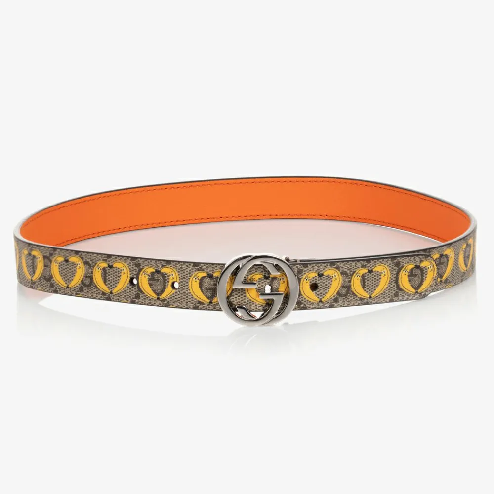 Gucci Clothing Accessories|Clothing Accessories*Beige Banana Print GG Belt