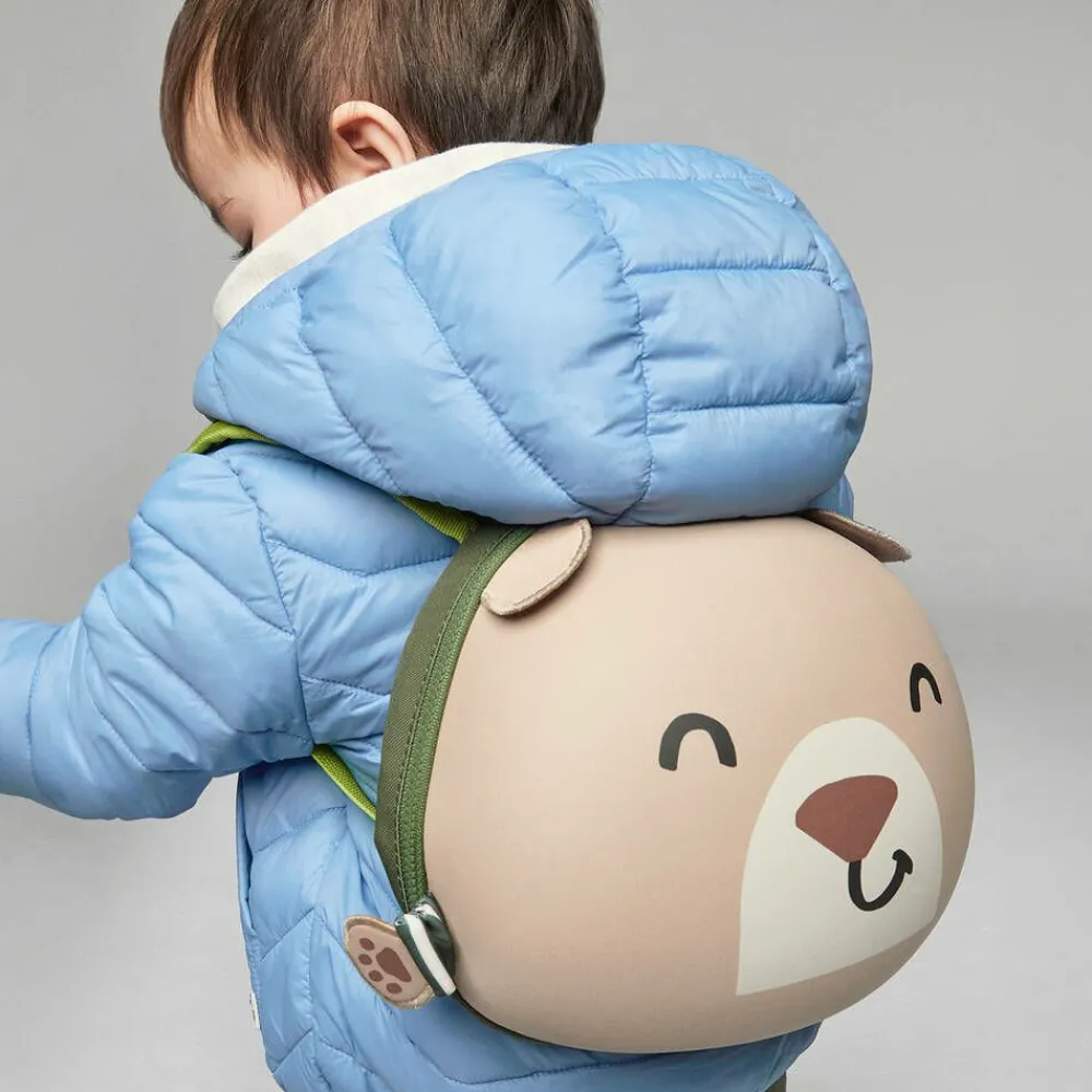 Mayoral Bags*Beige Bear Backpack (21cm)