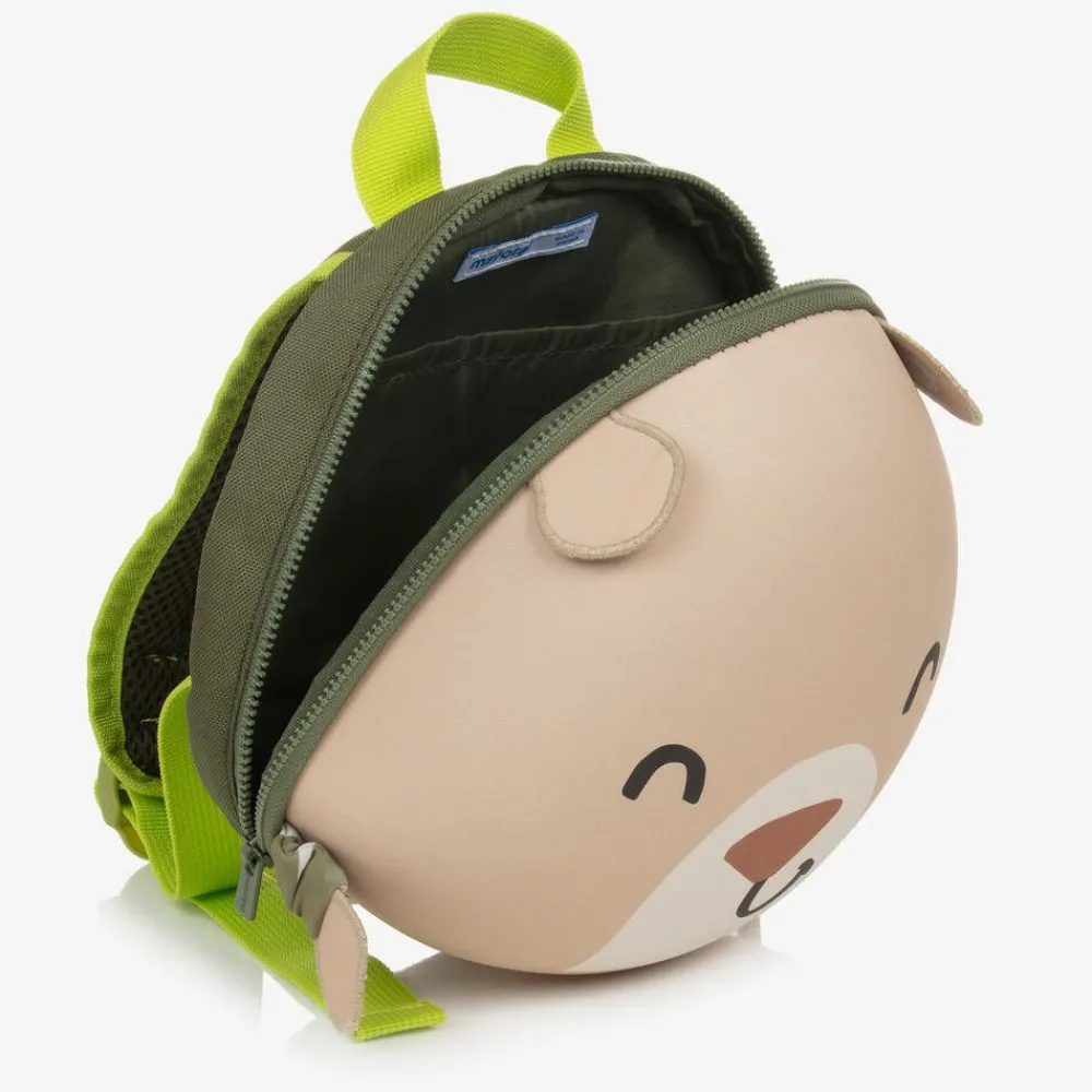 Mayoral Bags*Beige Bear Backpack (21cm)