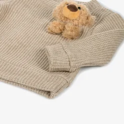 Jamiks Gifts*Beige Bear Viscose Baby Trouser Set