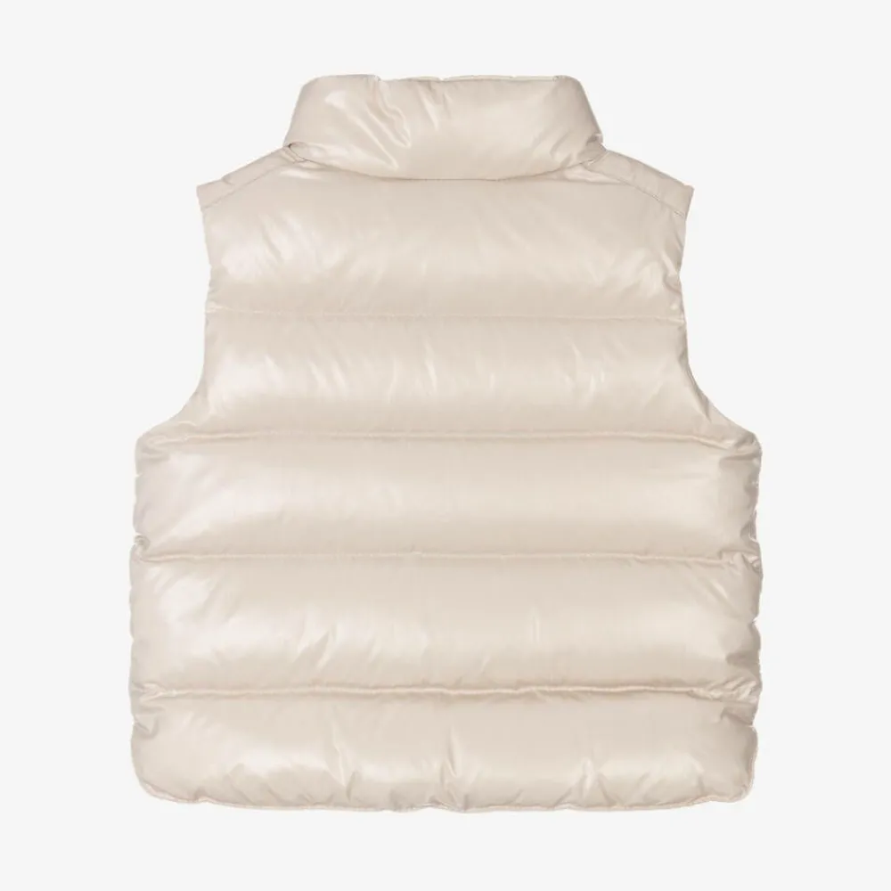 Moncler Enfant Coats & Jackets*Beige Bernard Down Padded Gilet