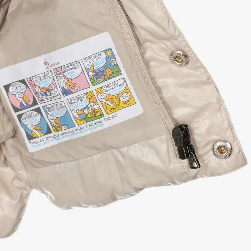 Moncler Enfant Coats & Jackets*Beige Bernard Down Padded Gilet