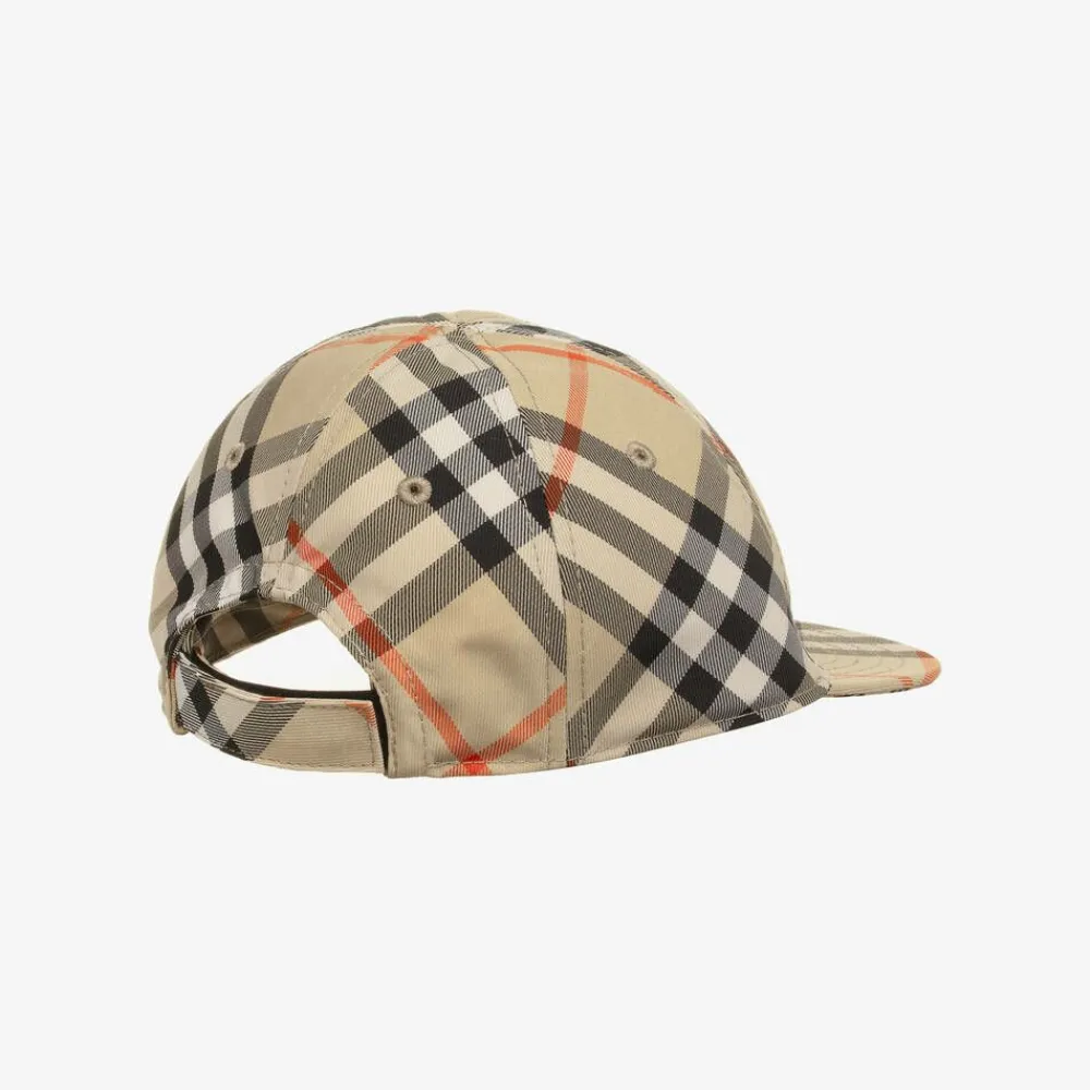 Burberry Hats|Hats*Beige Canvas Check Cap