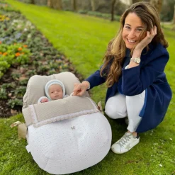 Uzturre Footmuffs*Beige Car Seat Baby Nest (75cm)