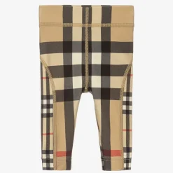 Burberry Swimwear|Leggings*Beige Check Baby Sun Protective Leggings