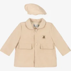 Beau KiD Coats & Jackets|Coats & Jackets*Beige Corduroy Coat & Hat Set