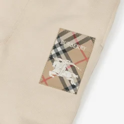 Burberry Trousers|Trousers*Beige Cotton Baby Joggers