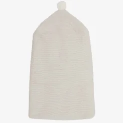 Mayoral Newborn Nests*Beige Cotton Knit Baby Nest (75cm)