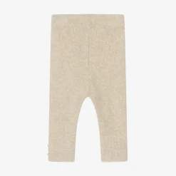 1 + in the family Leggings|Leggings*Beige Cotton Knit Leggings