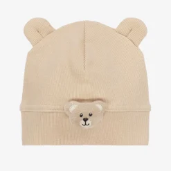 Jamiks Gifts*Beige Cotton Teddy Bear Baby Hat
