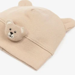 Jamiks Gifts*Beige Cotton Teddy Bear Baby Hat